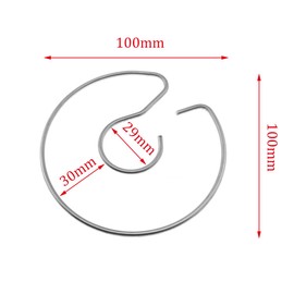 ZYAMY 12PCS Double Pocket Chart Rings Metal Chart Holder Rings Pocket Chart Hooks for Classroom Sets for Pocket Chart Holders Teacher's Aide Hooks Hanging Charts