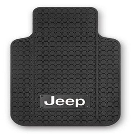 Plasticolor Jeep Anti-Skid Nib Backing Floor Mats - Set of 2