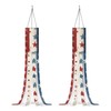 Binienty Independence Day Wind Sock, 2 Pack Heavy Duty USA