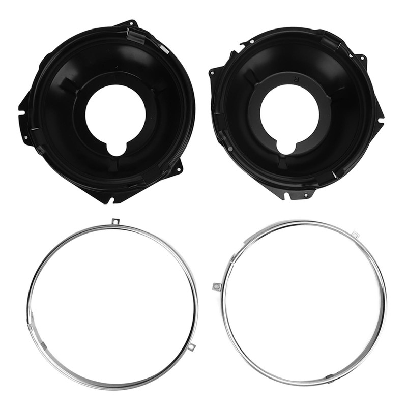 1 Pair Headlamp Retaining Ring H00001EB Headlight Ring Mounting Bucket