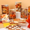 JANYUN 24 Pack Thanksgiving Fall Cards with Envelopes Stickers