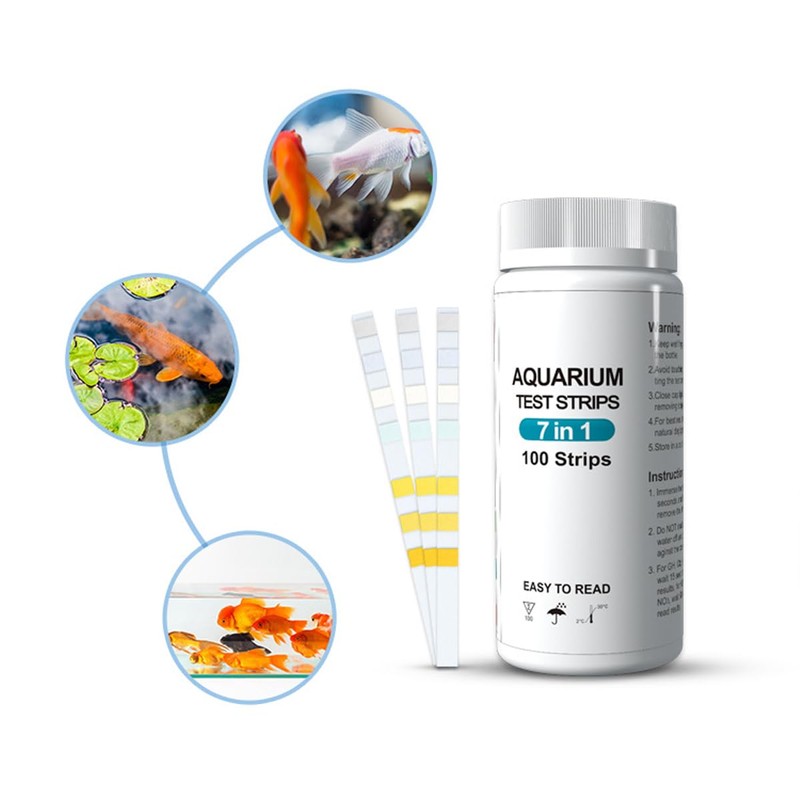 AIMALL Aquarium 7-in-1 Test Strips for Fish Tanks – Quick