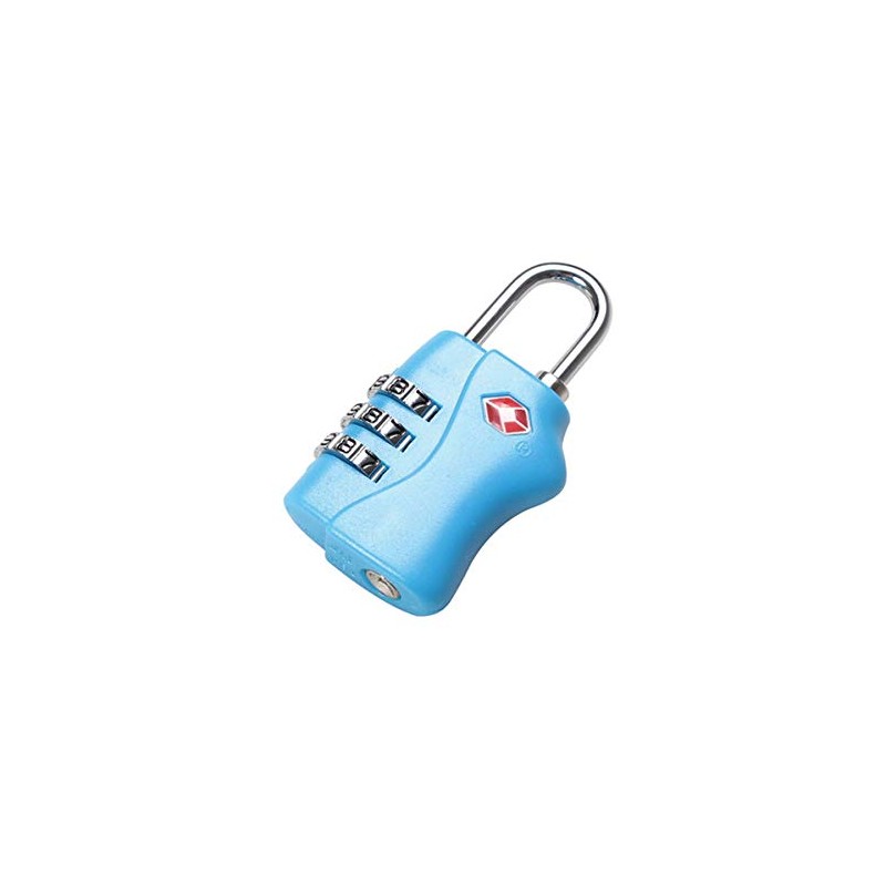 Shatchi Blue Combination Lock TSA Approved Travel Suitcase Luggage School