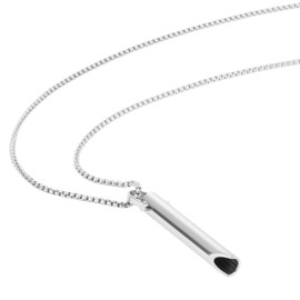 Yuqilin Women's Necklace, Long Lasting Stainless Steel Chain with Pendant, Waterproof Necklace, Adjustable Length, Suitable for Daily Life, 27.5 Inches/70 cm Chain, Stainless Steel