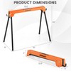 IRONMAX Saw Horses 2 Pack Folding, Heavy Duty Sawhorse 2644