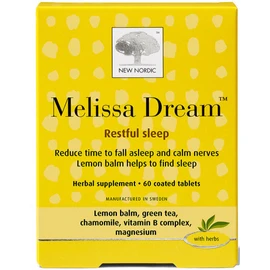 New Nordic Melissa Dream Restful Sleep 60 Tablets