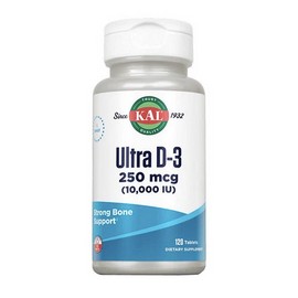 Ultra D-3 10,000 IU 120 Tabs By Kal