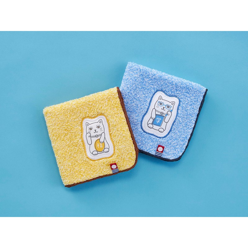 Kosugizen IMHK-80PC Mini Handkerchief, Maneki Neko (Maneki Neko), 9.8 x
