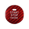 Partuto Engine Start Stop Button Cover, Front Ignition Starter Switch