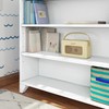 Max & Lily Classic 3-Shelf, White Bookcase