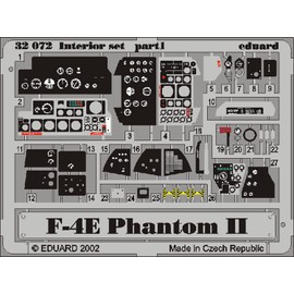 Eduard Accessories 32503 Model Building Accessories F-4E Phantom Interior for Tamyia kit