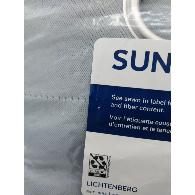 Sun Zero Panel Curtain Grommet 40in x 84in Gray