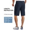 PULI Mens Golf Hiking Shorts Lightweight Casual Dress 12" Inseam