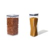OXO Good Grips POP Containers - Airtight Food Storage - Big Square Tall (6.0 Qt) and Small Square Tall (2.3 Qt)