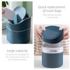 DHSBGWSX Pack of 2 Small Trash Can with Lid, Rubbish
