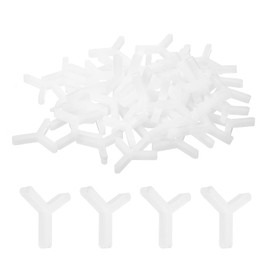 uxcell 200Pcs Wall Floor Tile Plastic Y Type Spacers Tiling Tools 2.5mm 3/32 Inch Hexagon Tile Spacers for Ceramic Tiles Installation, White