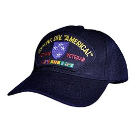 23rd Infantry Division Vietnam Veteran Cap Black