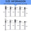 Orialvenka 10 Pcs Carbide Burr Bits Set 1/8" Shank Compatible