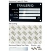 Blank Aluminum ID Plates, Metal Identification Plate, Serial Number Tag,