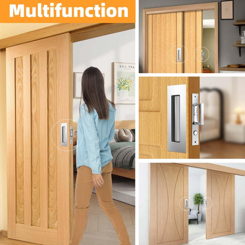 Lipshome Pocket Door Edge Pull - Hidden Handle, Pocket Door