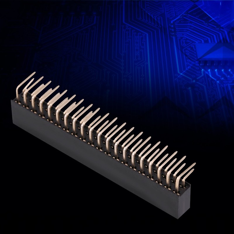 3 Pieces 2.54mm 2 X 20 Pin Female Double Row