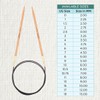 KnitPro Basix Beech Fixed Circular Needles 32" (80cm) | 3.50mm