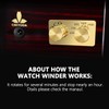 CHIYODA Single Watch Winder for Automatic Watches Solid Wooden Box