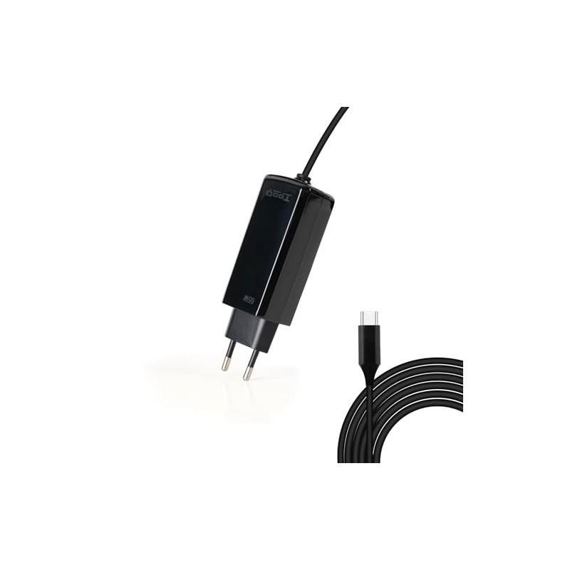 TOOQ TQLC-USBCGAN65PD-C Laptop Charger GAN USB-C PD 65W Black