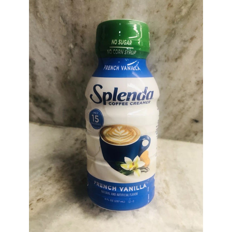 Splenda Coffee Creamer-No Sugar/Corn Syrup-French Vanilla 8floz(1Bottle)