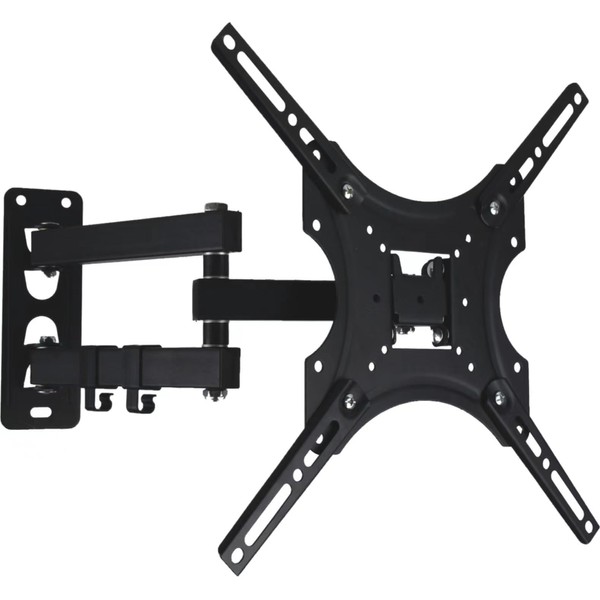 Luxccaiw Full Motion TV Monitor Wall Mount with Smooth Swivel,