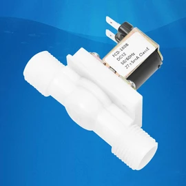 Beduan Water Solenoid Valve, 1/2" x 1/2" Male Thread DC 12V, Air Water Inlet Normally Closed Washing Machine Valve