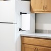 Magnetic Paper Towel Holder for Fridge, Adjustable Stainless Steel Rod,