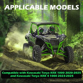 Upgraded 2 Inch Hitch Receiver Compatible with Kawasaki Teryx KRX 1000 2020 2021 2022 2023 2024 2025 and Teryx KRX4 1000 2023 2024 2025