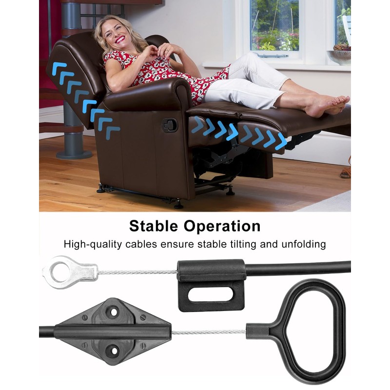 ULZOZN Recliner Pull Cable Compatible with Lazy Boy Couch Sofa,