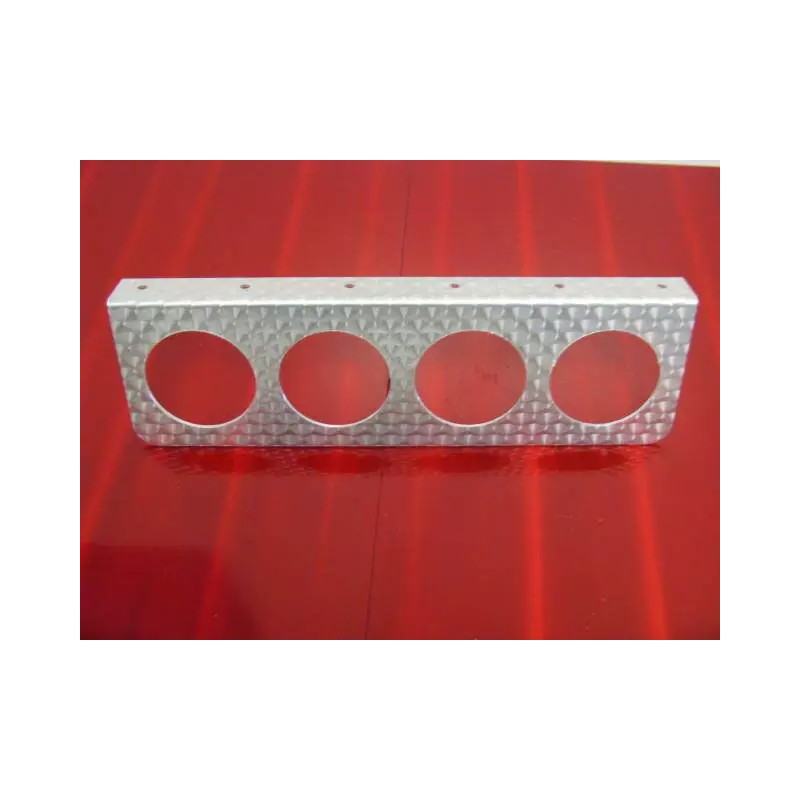 FPM Metals Stewart Warner style under-mount gauge panel 4 hole