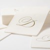 Caspari " Signature Gold Initial D Paper Linen Guest Towels,