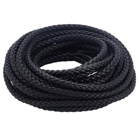 WEBEEDY 10 Yards 6mm Flexible Graphite Braided Compression Packing for Mechanical Seals and Pump Valve, Black Graphite Packing for Pump Gland or Valve Stem