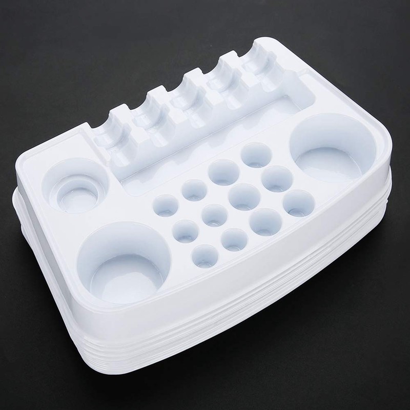 Easy To Carry 12Pcs Pigment Rack Holder Tray, Light Weight