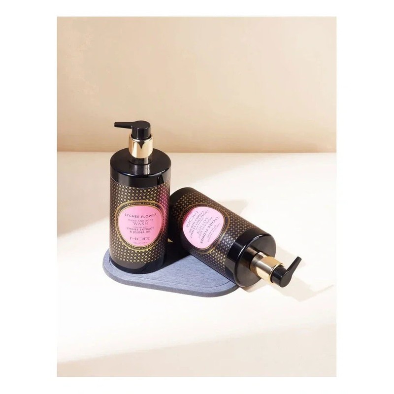 MOR Lychee Flower Bath and Body Duo with Tray