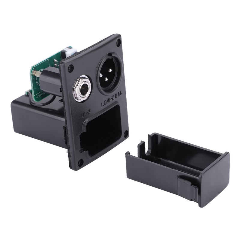 Cunyuer 5 Band Acoustic Guitar Preamp,LCD Acoustic Guitar Pickup, Piezo