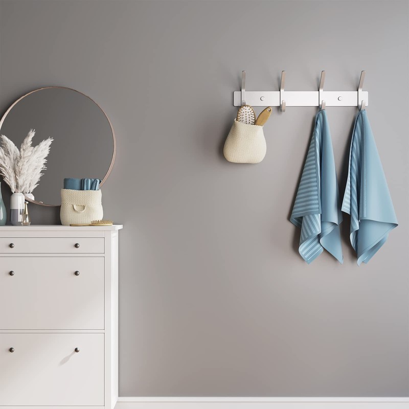 Dripex Coat Hook Rack Wall Mounted 304 Stainless Steel Hanger