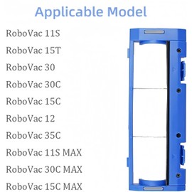 Replacement Part Accessories for Eufy RoboVac 11S, RoboVac 15C, RoboVac 30, RoboVac 30C, RoboVac 12, RoboVac 35CPrimary/Filters, Side Brushes,Roller Brushes/Guard NOT for MAX G and L Series (2PCS)