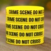 SayitBands Two (2) of Crime Scene Do Not Cross Bracelets