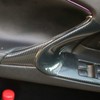 4Pcs Carbon Fiber Color Interior Door Armrest Panel Trim Plastic
