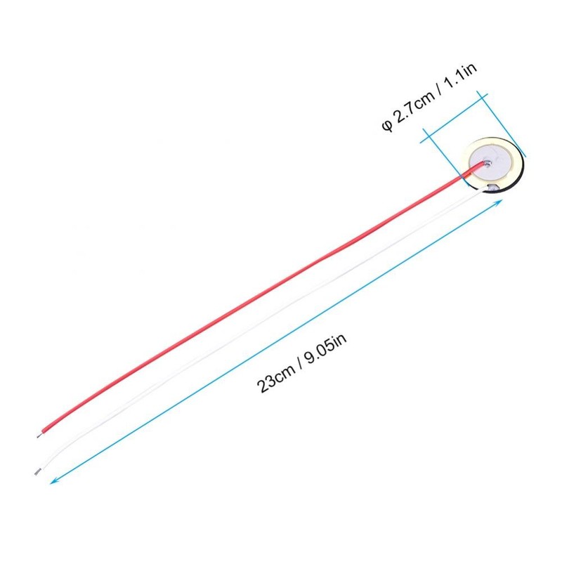 Alomejor Piezo Disc High Sensitivity Guitar Piezo Element Sensor with
