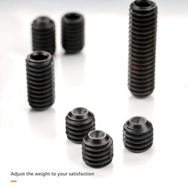 KONLLEN 4 Pieces of Billiards Cue Stick Weight Bolts Adjustable Billiard Accessories (0.2/0.4/0.5/0.7oz, 12/18/24/30mm)