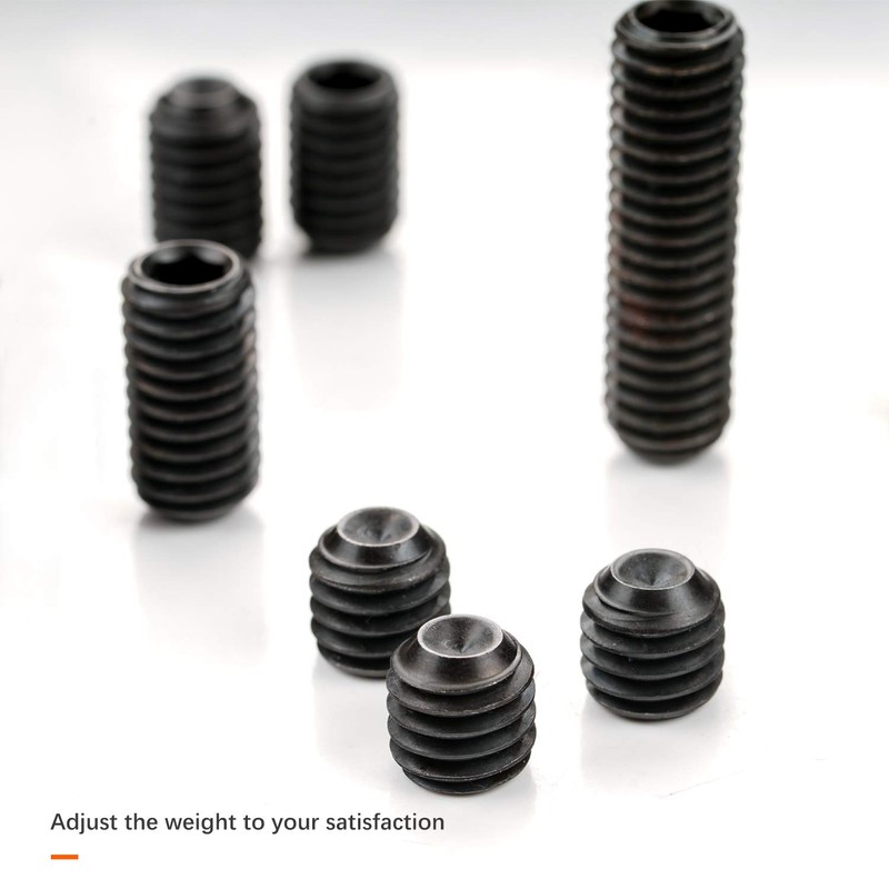 KONLLEN 4 Pieces of Billiards Cue Stick Weight Bolts Adjustable