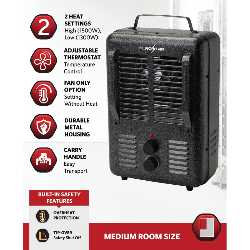 EUROSTAR MH680 Milkhouse Utility Heater