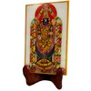 Purpledip Marble Painting Tirpuathi Venkateswara Balaji: Hand Painted Tile with