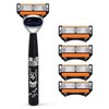 6-Layer Stainless Steel Razor Blades for Men – Replaceable Cutter